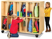 Jonti-Craft 3956JC 24 Section Mobile Backpack Cubbie