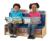Literacy Couch by Jonti-Craft – Standard, Wood, Blue, Model 37460JC