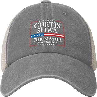 Curtis Sliwa for New York City Mayor Trucker Hat 2026 New York Election Baseball Cap Adjustable Mesh