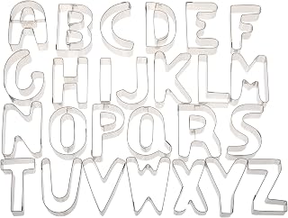 Ateco Alphabet Stainless Steel Cookie Cutter Set