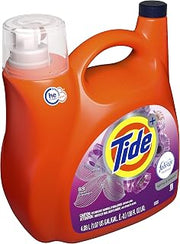 Tide Plus Febreze Freshness and Scent Liquid Laundry Detergent 89 Loads 4.613 Pound, Spring & Renewal, 138 Fl Oz