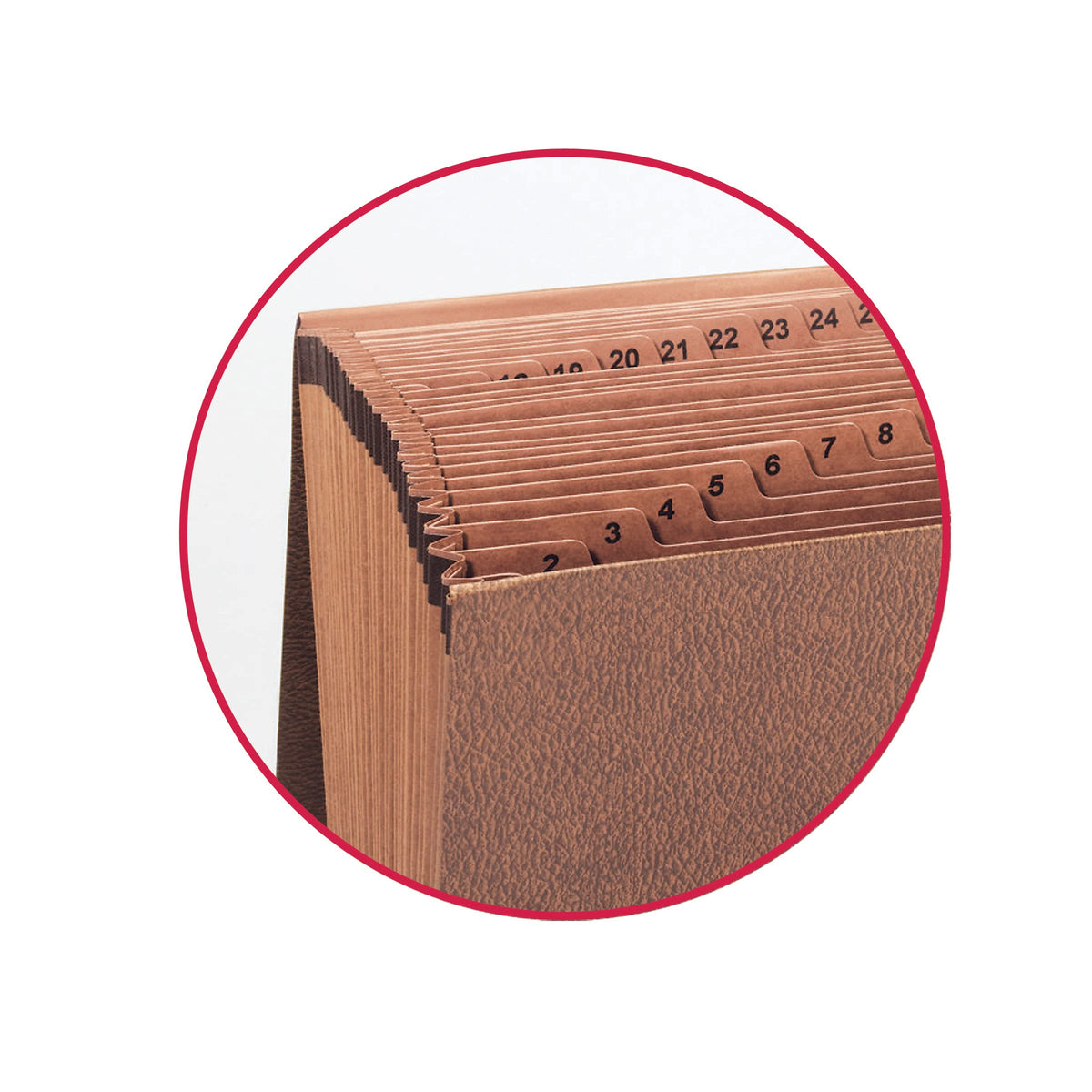 TUFF Expanding File by SMEAD – Letter Size (Pack of 6), Leather, Leather-like, Pack of 6, Model 70367