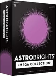 Astrobrights Mega Collection Colored Paper, 8 ½ x 11, 24 lb/89 gsm, Bright Purple, 625 Ct. (91675) "Amazon Exclusive" - More Sheets!