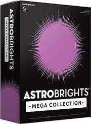 Astrobrights Mega Collection, Colored Cardstock, Bright Purple, 320 Sheets, 65 lb/176 gsm, 8.5" x 11" - MORE SHEETS! (91697)