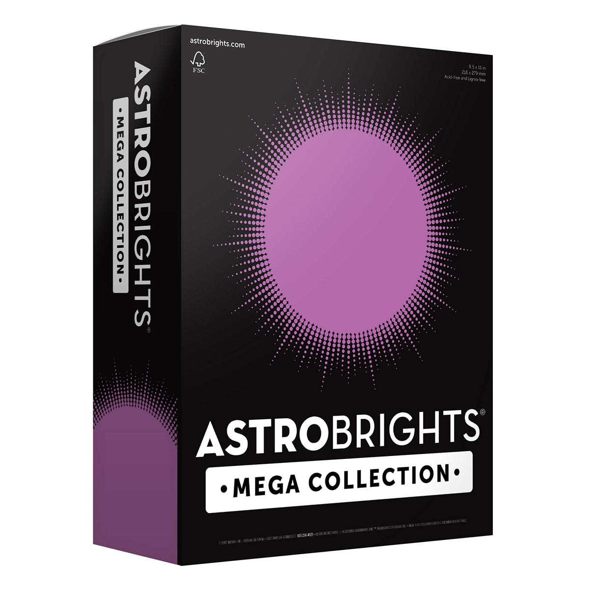 Astrobrights 320 Count (Pack of 1) / Cardstock / Bright Purple Colored Paper