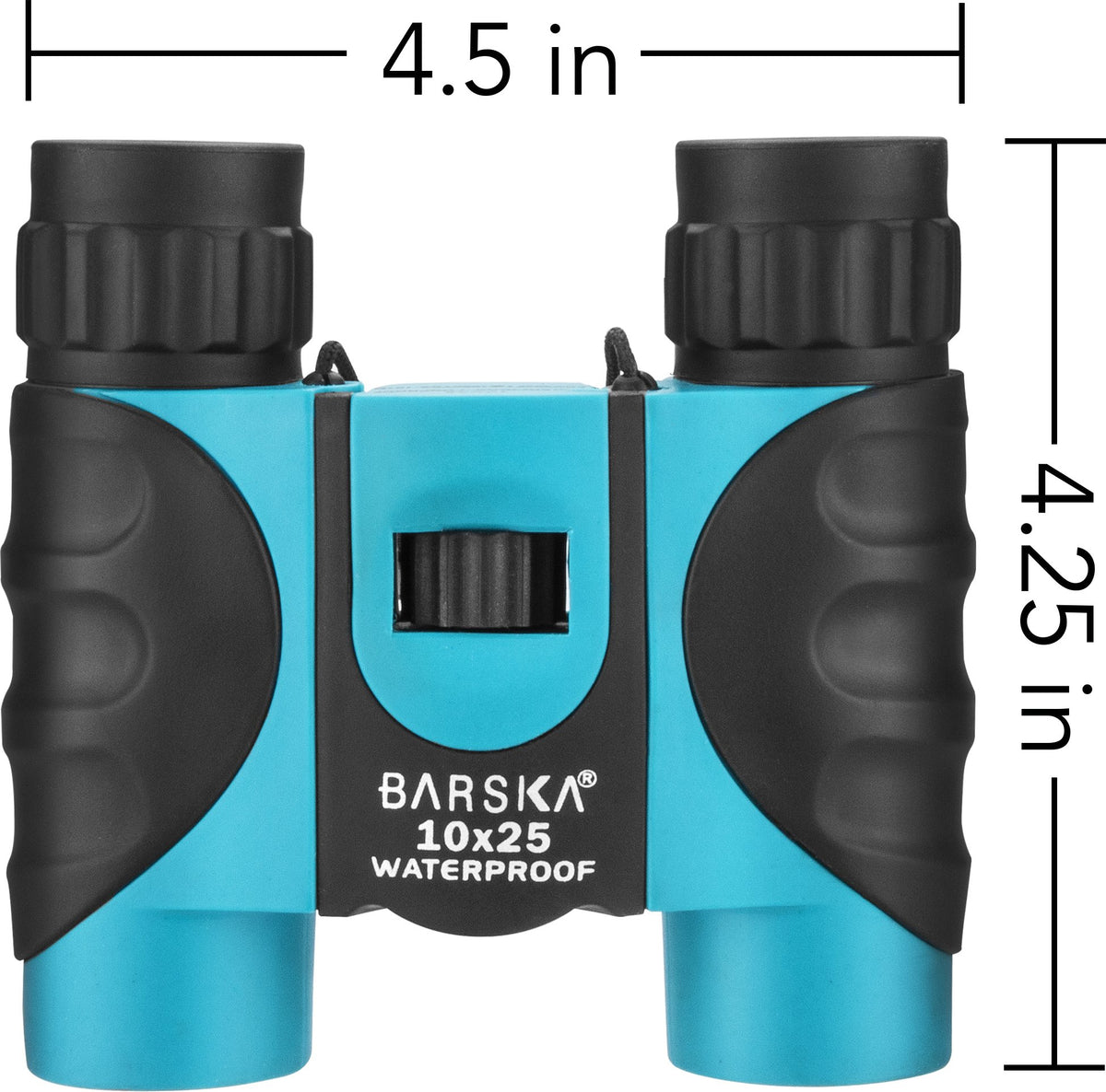 10x25mm Blue Waterproof Compact by Barska – One Size, Rubber, Blue, Model AB12727