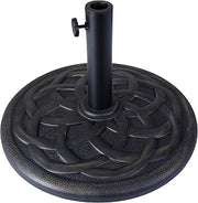 Flash Furniture Kona Universal Cement Umbrella Base, 19.25" Dia, Bronze | Weatherproof Polymer Coating, Universal Fit