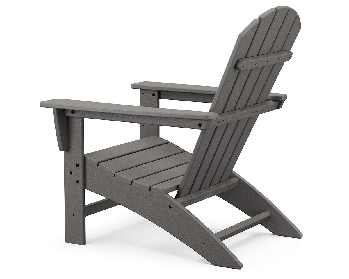 Nautical Adirondack Chair by Polywood – High Density Polyethylene (HDPE), Mahogany, Model AD410MA