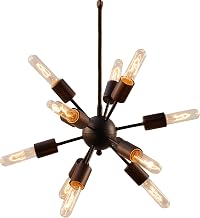 Moti Furniture Iron Mid- Century Inspired Orb Pendant