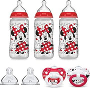 NUK Disney Baby Bottle & Pacifier Newborn Set, Minnie Mouse