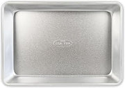 USA Pan Bare Bakeware Traditional Aluminized Steel Uncoated Rectangular Cake Pan, Made without nonstick coating, 9 x13-Inch