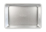 Bare Bakeware Traditional Aluminized Steel Uncoated Rectangular Cake Pan by USA Pan – Natural Metal, Alloy Steel, Model 1117RC-UN