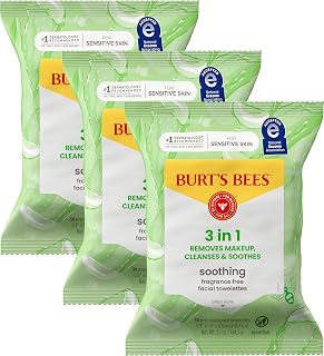 Burt's Bees Soothing Fragrance Free Facial Towelettes, 30 ct.,