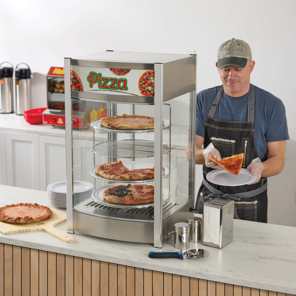 Winco 14" / Black / Classic Food Warmers
