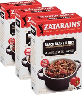 Zatarain's Black Beans & Rice, 7 oz (Pack of 3)