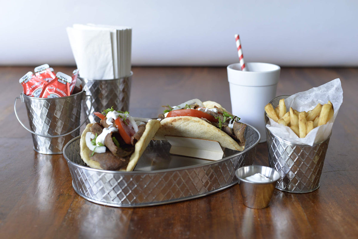 Disposable Taco Taxi by Tablecraft – 3.5" x 2.5" x 1.8", Poplar Wood, Brown, Model 10516