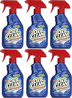 OxiClean Max Force Laundry Stain Remover Spray, 12 Fl Oz (Pack of 6)