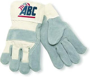 MCR Safety 1400 Cow Leather Gloves, Large, Natural, 1-Pair