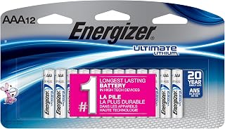 Energizer Ultimate Lithium AAA Batteries, 12 Count