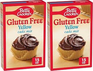 Betty Crocker Gluten Free Yellow Cake Mix, 15 oz. (Pack of 2)