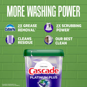 Cascade Lemon / 47 Count (Pack of 1) / 1 Dishwasher Detergent