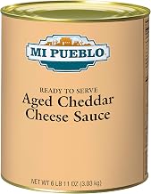 Mi Pueblo Aged Cheddar Cheese Sauce, Number 10 Can -- 6 cans per case.