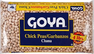 Goya Foods Chick Peas, Garbanzo Beans, Dry, 4 Pound (Pack of 6)