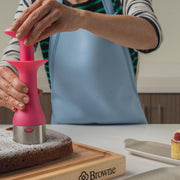 Ice Cream Scoop and Stack by Cuisipro – Medium, 19.5 centimeters, Plastic, Pink, Model CSP-747316