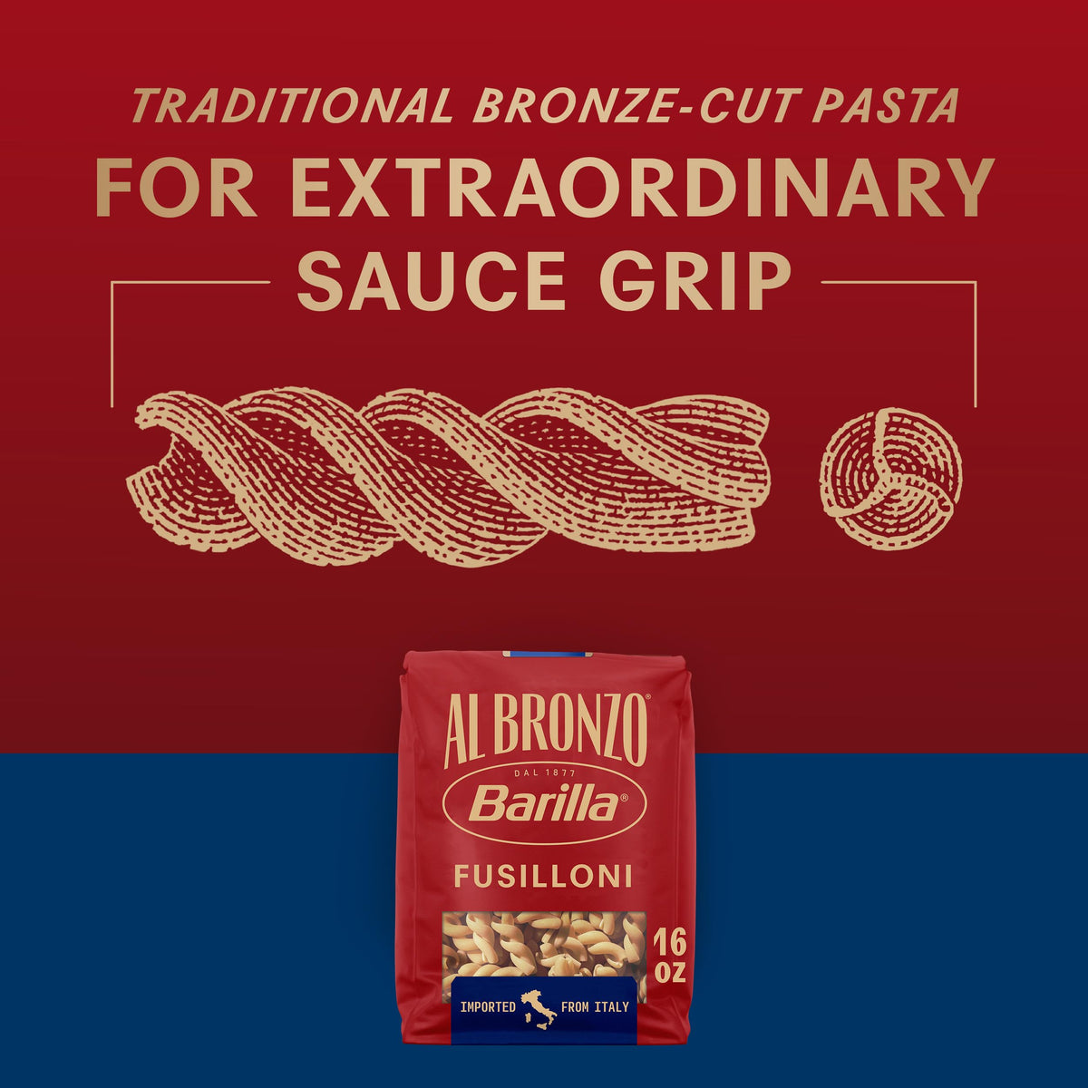 Barilla 16 Ounce (Pack of 1) / Fusilloni / 1 Fusilli