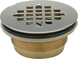 Zurn Shower Drain, Brass, Pipe Dia 2 in.