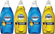 Dishwashing Liquid Dish Soap, 7.5 Ounce Squeeze Bottle Assorted Scents- Fresh Original and Lemon Dawn Dish Soap, 4 Pack