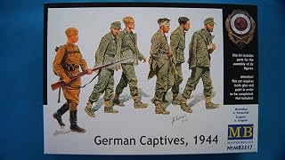 Masterbox Master Box German Captives 1944 (5 and 1 Russian Soldier) Figure Model Building Kits (1:35 Scale)