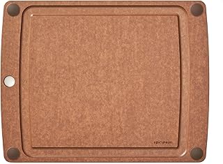 Epicurean All-In-One Cutting Board with Juice Groove, 14.5 x 11.25, Nutmeg