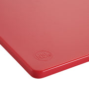 Cutting Board by Winco – 18"L x 18"W, Polyethylene (PE), Red, Model cbrd-1824