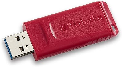 Verbatim 64GB Store 'N' Go USB 2.0 Flash Drive, Red 97005 | SB 2.0 Flash Drive, Red 97005