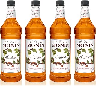 Monin Hazelnut, 48-Ounce Packages (Pack of 4)