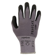 ProFlex 7000 Nitrile Coated Work Gloves by Ergodyne – X-Small, Nylon, Gray, Model 10371