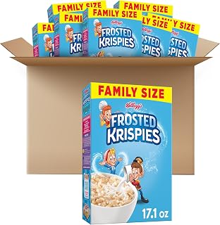 Kellogg's Frosted Krispies Original Breakfast Cereal 8.5Lb 8 Count
