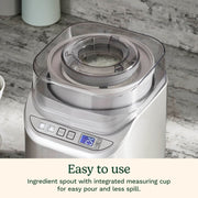 Cuisinart Ice Cream Maker with Countdown Timer / 1 / Brushed Chrome Ice Cream Machines
