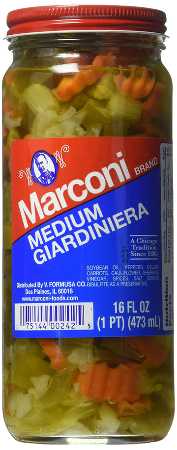 Medium Giardiniera by Marconi – 16 Ounce