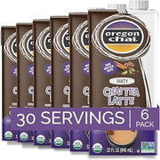 Oregon Chai Dirty Chai Concentrate, 32 Fluid Ounces (Pack of 6)