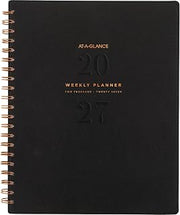 AT-A-GLANCE Signature Collection 2027 Weekly Monthly Planner, Black, Large, 8 1/2" x 11"