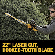 Trimmer Hedge Bare 20V by DEWALT – One Size, Metal, Black/Yellow, Model DCHT820B