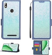 Case Compatible for Epik One Excalibur LTE X547 Phone Case Flip Cover [with Tempered Glass Screen Protector][RFID Blocking] HCSP-L