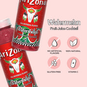 Watermelon | Fruit Juice Cocktail | 16 Fl Oz (24 Pack) by AriZona – 16 Fl Oz (Pack of 24), Pack of 24