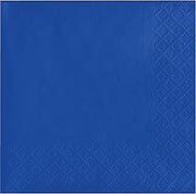 Creative Converting Cobalt Beverage Paper Napkin, 5" x 5", Blue (319024)