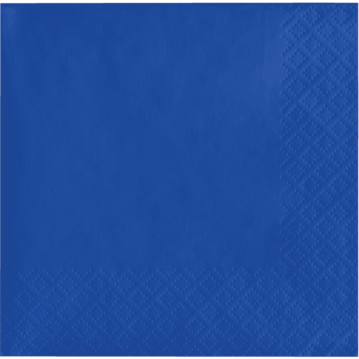 Touch of Color Paper Beverage Napkins, Cobalt Blue, 6.5 in, 50 ct