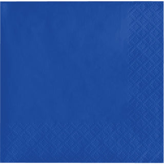 Touch of Color Paper Beverage Napkins, Cobalt Blue, 6.5 in, 50 ct