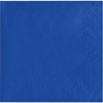 Touch of Color Paper Beverage Napkins, Cobalt Blue, 6.5 in, 50 ct