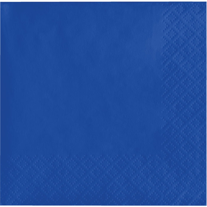 Touch of Color Paper Beverage Napkins, Cobalt Blue, 6.5 in, 50 ct